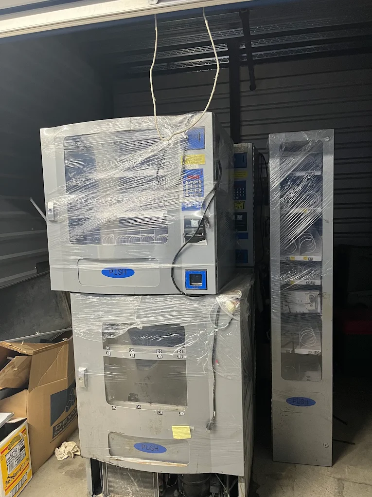 large appliances being moved