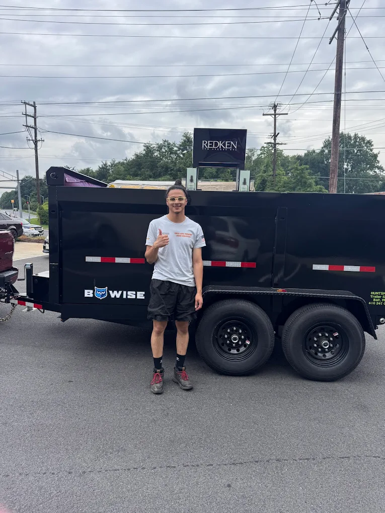 Daniel with Hulk and Friends junk removal